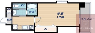 S-FORT江坂公園の物件間取画像